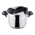 Schnellkochtopf TURBO 6 l Edelstahl/schwarz