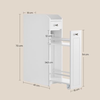 Schrank ZURI weiß