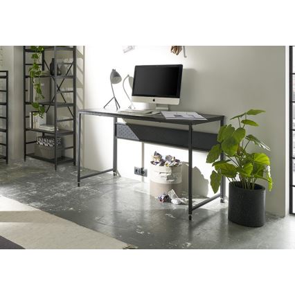 Schreibtisch MIRANE, schwarz