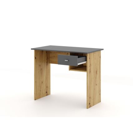 Schreibtisch RICO Eiche Artisan/Grau