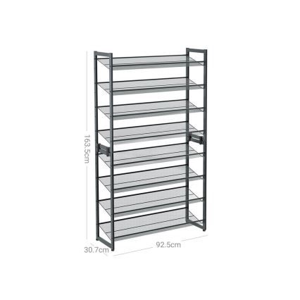 Schuhschrank ALVORO grau