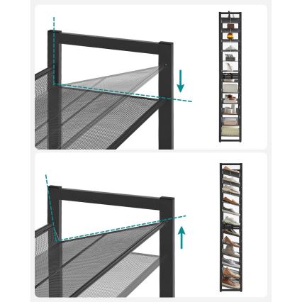 Schuhschrank ALVORO schwarz