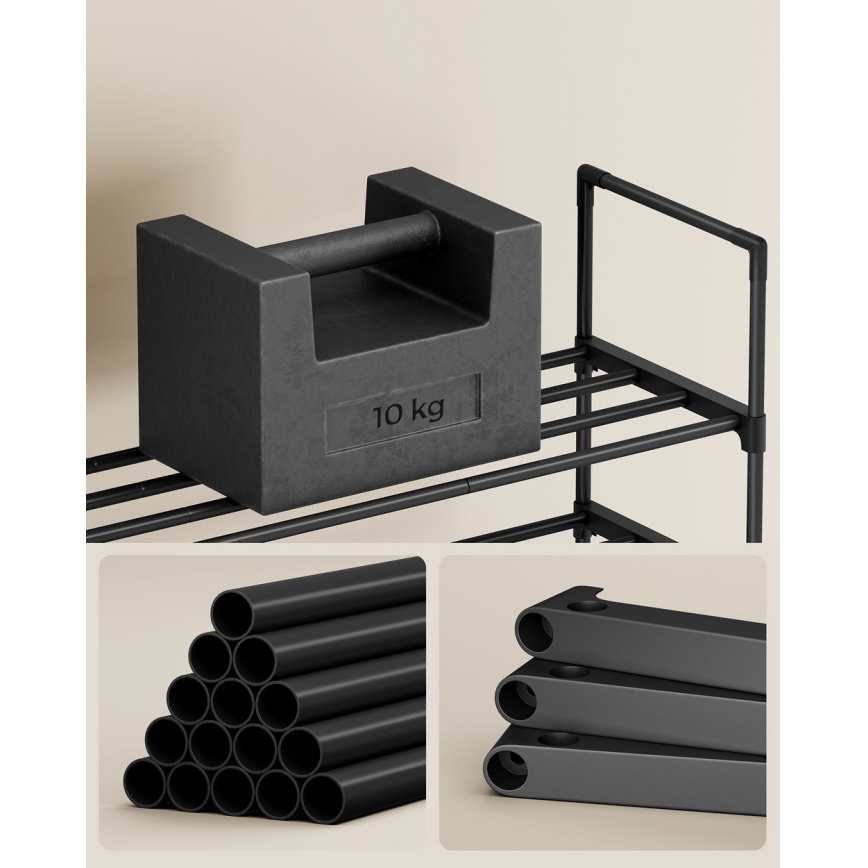 Schuhschrank ALVORO schwarz