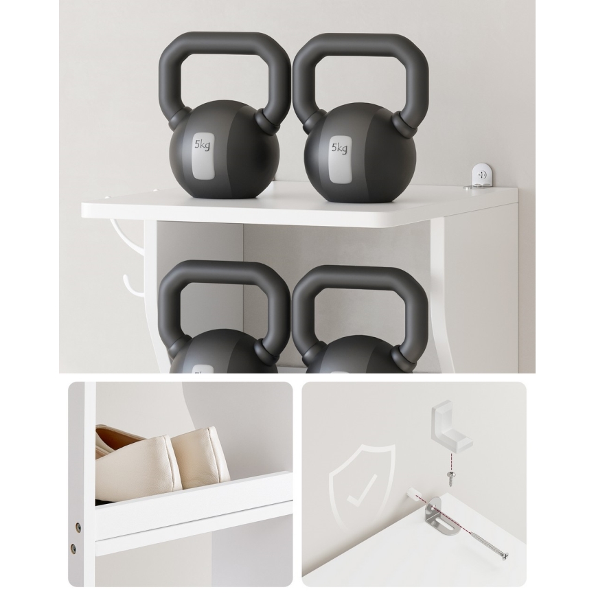 Schuhschrank BOTARO weiß