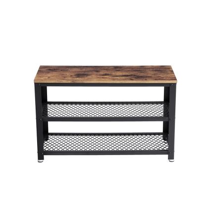 Schuhschrank DAVOR braun/schwarz