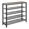 Schuhschrank DAVOR, grau/schwarz