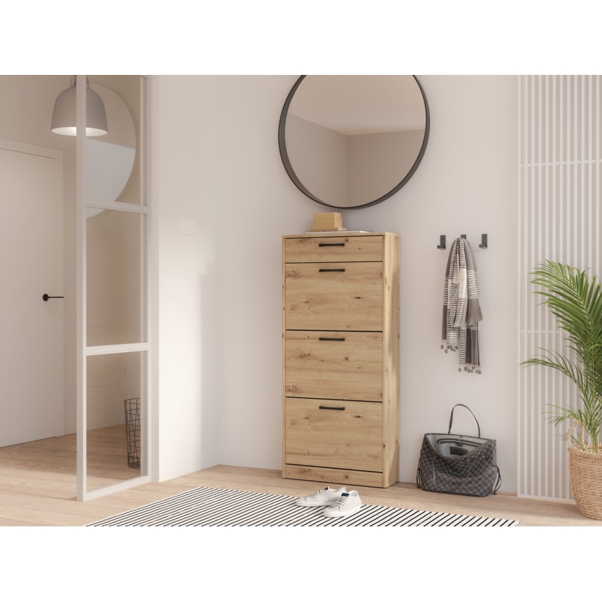 Schuhschrank KAVI Artisan-Eiche