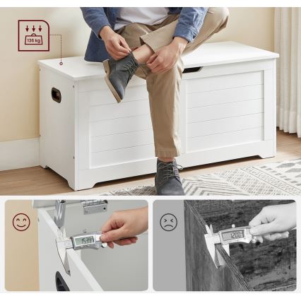Schuhschrank TOVIAN weiß
