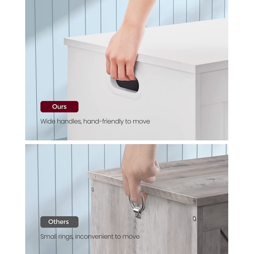 Schuhschrank TOVIAN weiß