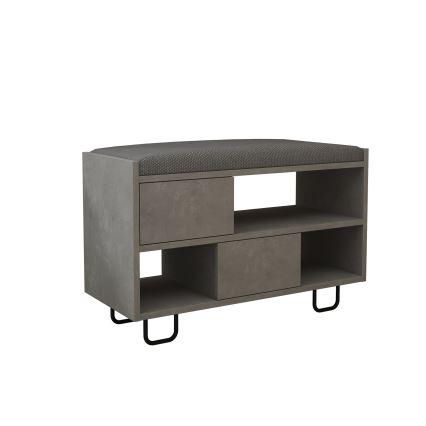 Schuhschrank TROY 53,5x83,5 cm grau