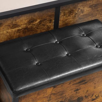 Schuhschrank VOREN braun/schwarz