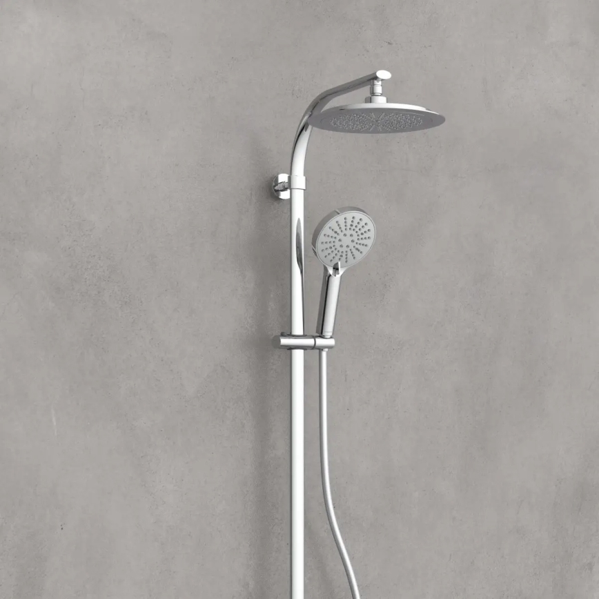 Schütte 60046 - Duschset mit Thermostatarmatur MADURA FRESH glänzender Chrom