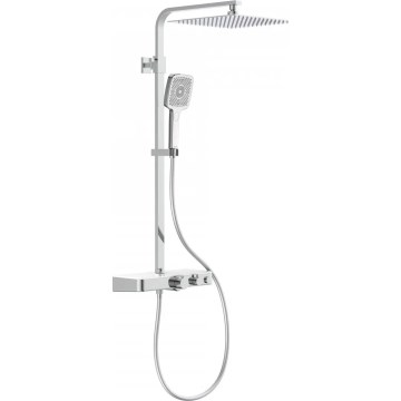 Schütte 60530 - Duschgarnitur mit Thermostatarmatur OCEAN, glänzender Chrom