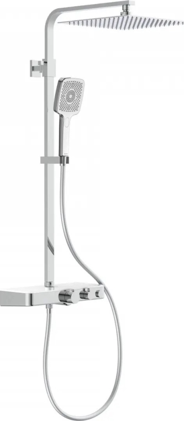 Schütte 60530 - Duschgarnitur mit Thermostatarmatur OCEAN, glänzender Chrom