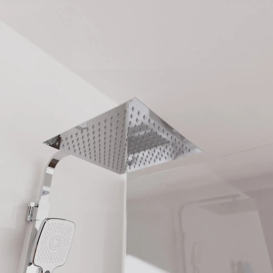 Schütte 60530 - Duschgarnitur mit Thermostatarmatur OCEAN, glänzender Chrom