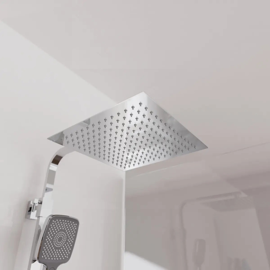 Schütte 60531 - Duschset mit Thermostatarmatur OCEAN, Hochglanzchrom/Anthrazit