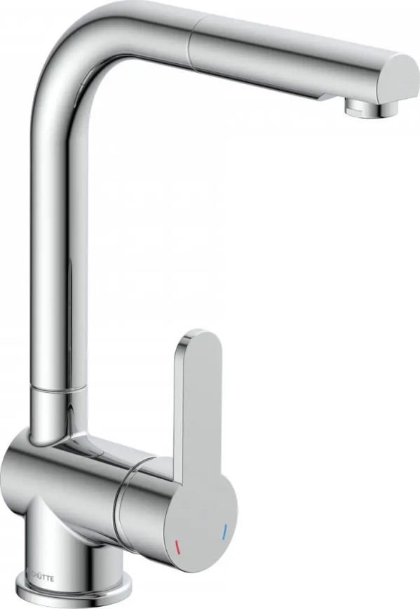 Schütte 79700 - Spültischarmatur mit ausziehbarer Brause LONDON, hochglanzverchromt
