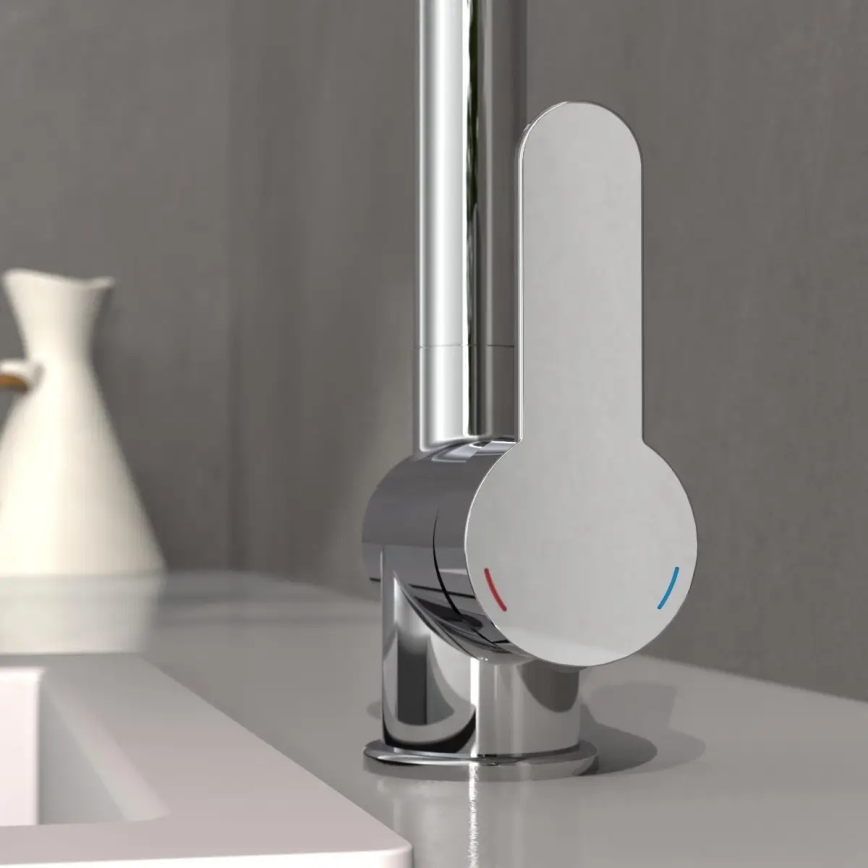 Schütte 79700 - Spültischarmatur mit ausziehbarer Brause LONDON, hochglanzverchromt