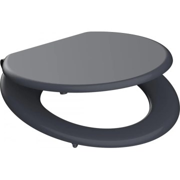 Schütte 80104 - WC-Sitz SPIRIT Anthrazit SoftClose MDF-Holz