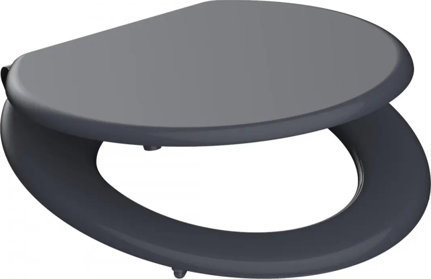 Schütte 80104 - WC-Sitz SPIRIT Anthrazit SoftClose MDF-Holz