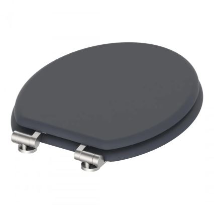 Schütte 80104 - WC-Sitz SPIRIT Anthrazit SoftClose MDF-Holz