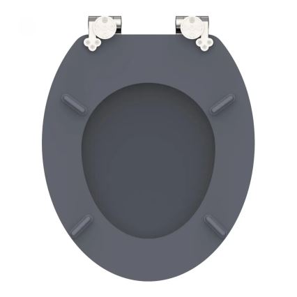 Schütte 80104 - WC-Sitz SPIRIT Anthrazit SoftClose MDF-Holz