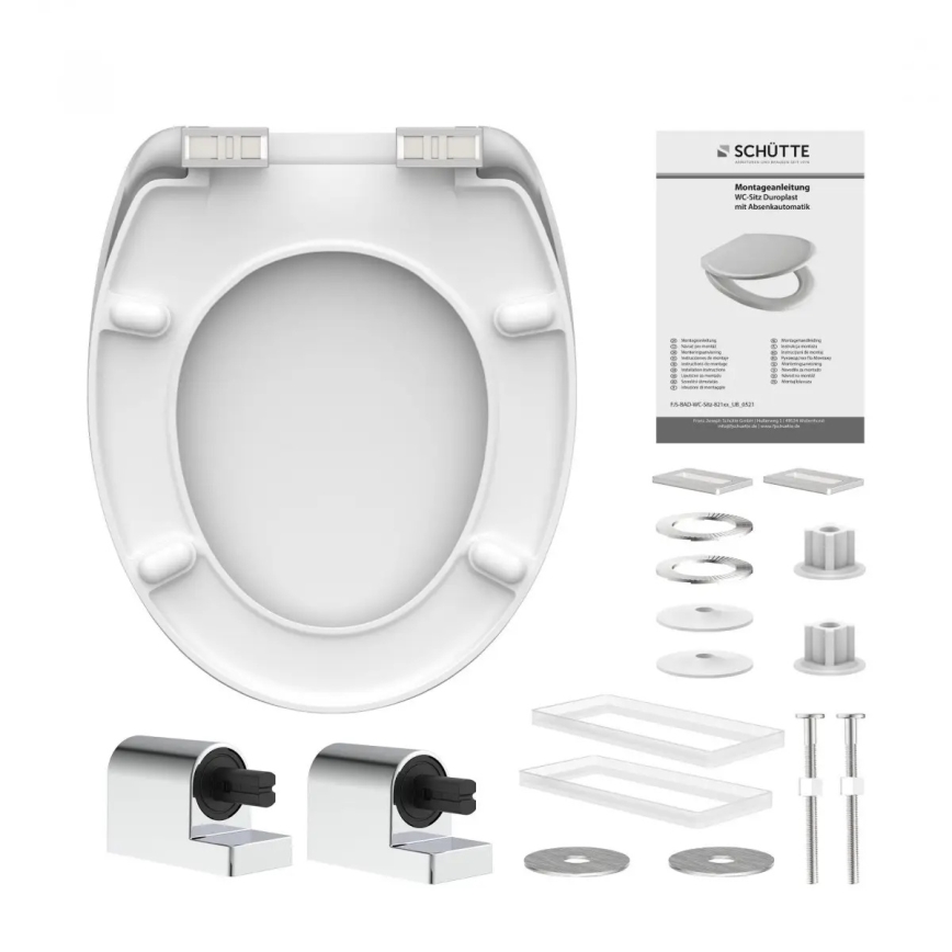 Schütte 82196 - Toilettensitz BEACH SoftClose aus Duroplast