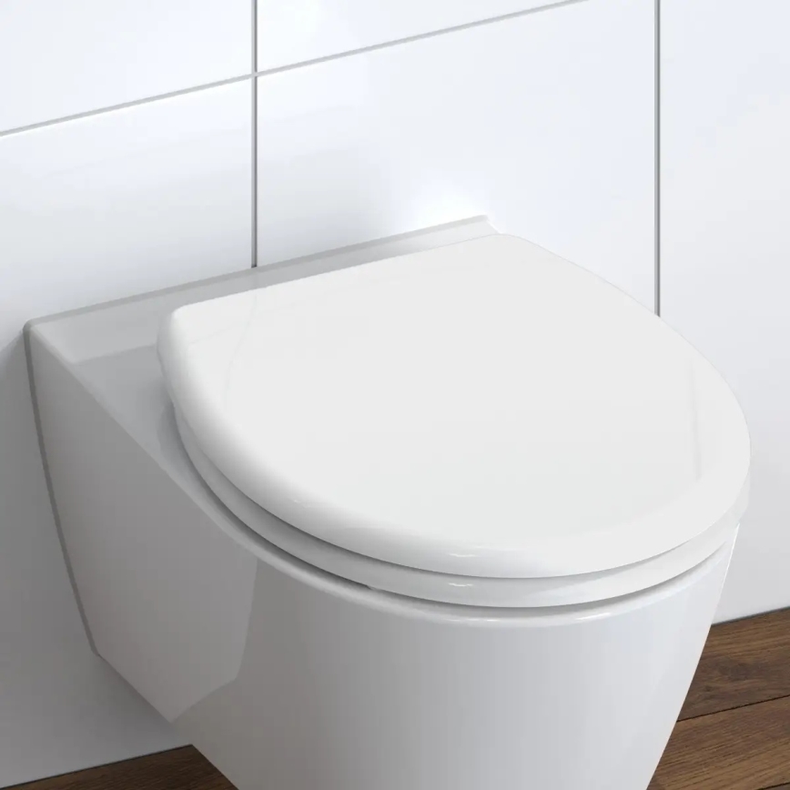 Schütte 82300-A - WC-Sitz Weiß SoftClose Duroplast