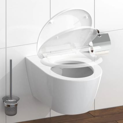 Schütte 82300-A - WC-Sitz Weiß SoftClose Duroplast
