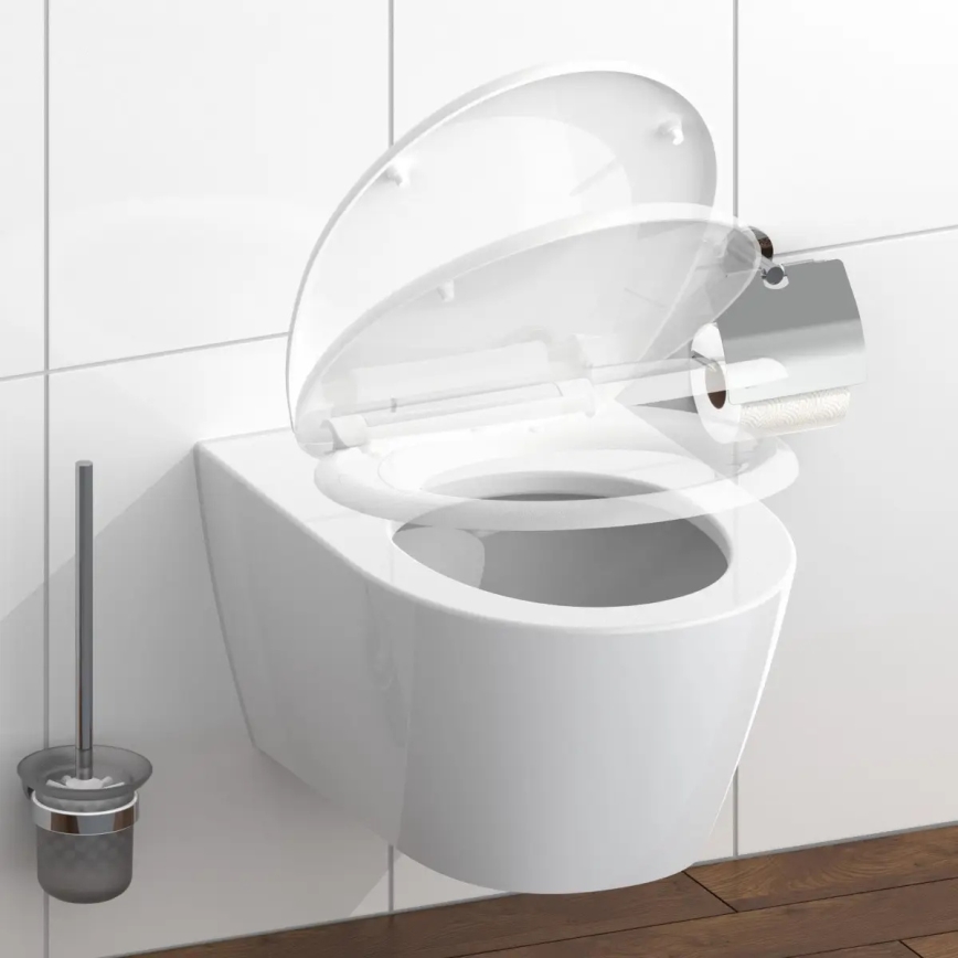Schütte 82300-A - WC-Sitz Weiß SoftClose Duroplast