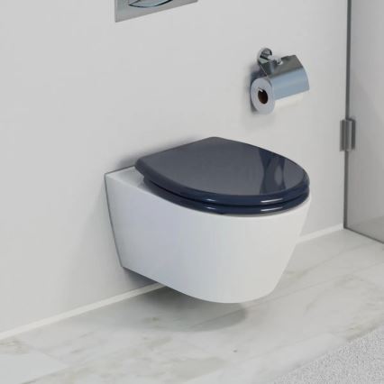 Schütte 82304-A - WC-Sitz ANTHRAZIT, Duroplast, mit SoftClose