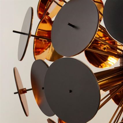 Searchlight - Seilpendelleuchte DISCUS 6xE14/60W/230V