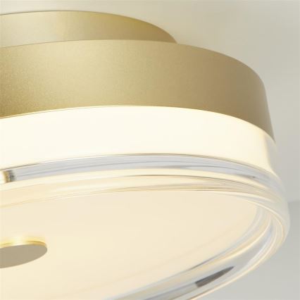 Searchlight - LED-Deckenleuchte CYPRUS LED/21W/230V Ø 30 cm gold