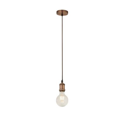 Searchlight - Hängeleuchte an Kabel SUSPENSION 1xE27/60W/230V kupferfarben