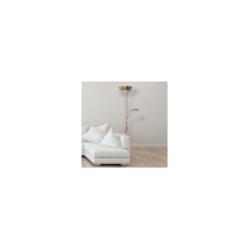 Searchlight - Dimmbares Stehlampe MOTHILD 1xR7s/14W+1xG9/8W/230V