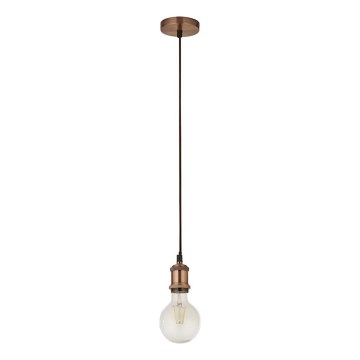 Searchlight - Hängeleuchte an Kabel SUSPENSION 1xE27/60W/230V kupferfarben
