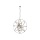 Searchlight - Kronleuchter mit Kette ORBIT 8xE14/60W/230V Messing