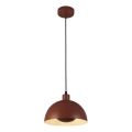 Searchlight - MARS Pendelleuchte mit Kabelaufhängung 1xE27/60W/230V Ø 40 cm ziegelrot