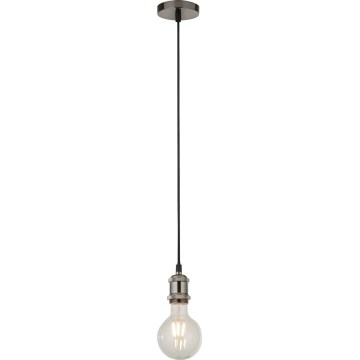 Searchlight - Pendelleuchte an Kabel SUSPENSION 1xE27/60W/230V silber