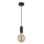 Searchlight - Pendelleuchte SUSPENSION 1xE27/60W/230V, schwarz