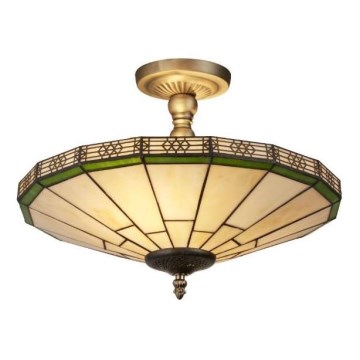 Searchlight - Tiffany Deckenleuchte NEW YORK 2xE14/40W/230V
