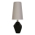 Searchlight - Tischlampe APEX 1xE27/60W/230V schwarz/grau