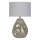 Searchlight - Tischlampe DEVON 1xE27/60W/230V grau/rauchfarben