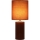 Searchlight - Tischlampe GROOVE 1xE14/60W/230V Bordeaux