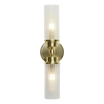 Searchlight - Wandleuchte IMPERIAL 2xG9/33W/230V Messing