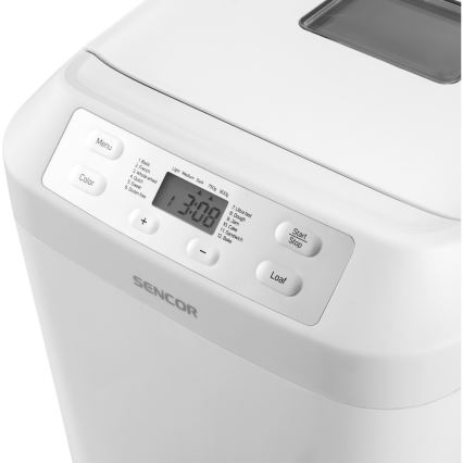 Sencor - Brotbackautomat mit LCD-Display 550W/230V