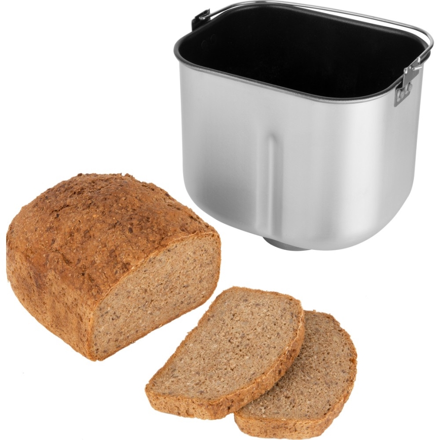 Sencor - Brotbackautomat mit LCD-Display 550W/230V