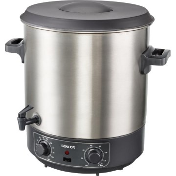 Sencor - Einkochtopf 27 l 1800 W/230 V Edelstahl/Grau