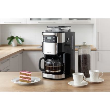 Sencor - Filterkaffeemaschine 1,5 l mit LCD-Display 900W/230V