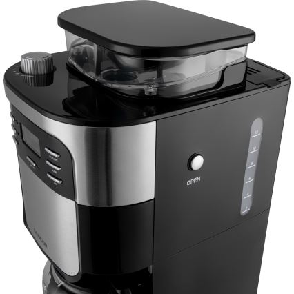 Sencor - Filterkaffeemaschine 1,5 l mit LCD-Display 900W/230V